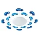 Eglo Viki 1 spot/1, e27x1, plava,