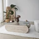 Hanah Home Klub sto Brise, 105x35x65 cm, Prljavo beli