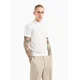 Armani Exchange za moške. 8NZF5DZM3JZ1116 Bela pletena polo majica (XL), Priložnostno, Bombaž, Kratek rokav