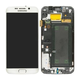 Samsung Galaxy S6 Edge G925F - LCD zaslon + steklo na dotik + okvir (White Pearl) - GH97-17162B, GH97-17317B, GH97-17334B Genuine Service Pack