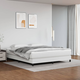 vidaXL Okvir za krevet s oprugama bijela 180x200 cm od umjetne kože