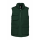 QUILTED BODYWARMER - Forest Green - XL