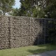 Gabionska košara s poklopcem 200x100x150 cm pocinčano željezo