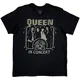Queen Majica In Concert Unisex Black L