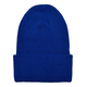 Cap made of recycled yarn, ribbed knit Royalblue