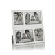 Evviva Okvir za sliko 21,8x21,8cm/4-delni/bel/aluminij