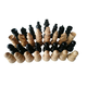 New big huge beautiful special hand spindled wooden chess pieces set,King is 4.33 inch or 11 cm