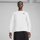 Mens Puma Essentials No. 1 Logo Long Sleeve T-Shirt, White, Size L, Clothing