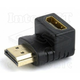 Adapter HDMI Muški / HDMI Ženski 90° GB