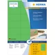 Herma etikete 105X37 A4/16 1/100 zelena ( 02H4259 )