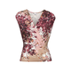 LASCANA Top temno siva/jagoda/roza/bela