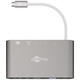 GOOBAY USB-C/3x USB + HDMI + VGA + MiniDP srebrn multi - adapter