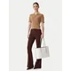 Calvin Klein Ročna torba Foil Logo Tote W/Pouch LV04F3274G Bela