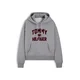TOMMY HILFIGER Majica Varsity pegasto siva/temno rdeča
