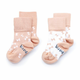 KipKep Otroške nogavice Stay-on-Sock 6-12m 2 para Party Pink