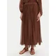 ViCOLO Midi krilo TD0022 Rjava Regular Fit