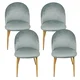 INLEA Jedilni stol COMFI set 4 - siva