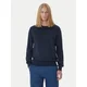 Calvin Klein Pulover LV040BM343 Mornarsko modra Regular Fit