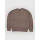 Salty Crew Harbor Fishermans Knit moški pulover natural heather