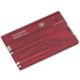 Victorinox SWISSCARD red transparent