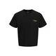 JACK & JONES Majica JORSALAMANCO rjava / pueblo / rumena / črna