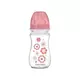 CANPOL Flašica za bebe sa širokim vratom 240 ml/ Anticolic 35/217 Easystart - Newborn Baby pink