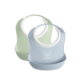 Small Baby Bib, 2-pack - Powder Green/ Powder Blue