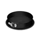 Okrogel tortni model z odstranljivim robom in titanovo površino Matte Black 26cm 55536