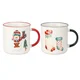 Excellent Houseware Komplet skodelic z božičnim motivom