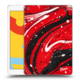 Silikonski prozorni ovitek za Apple iPad 10.2 2019 (7. gen) - Red black