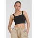 Womens Cropped Top 2-Pack Black/White