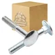 shumee Vijak z glavo gobe DIN603 KL 4.8 pocinkan M6X45