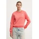 Bombažen pulover A.P.C. sweat boxy petit vpc ženski, oranžna barva, COHBR.F27918