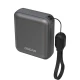 DUDAO Powerbank K22+ 10000mAh z obeskom in kablom 22,5 W USB-C – siv