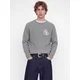 JACK & JONES Pulover JORFREDERIKSBERG pegasto siva/bela