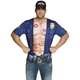 Fotorealistična majica policajac - XL