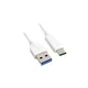 E-green kabl 3.0 usb a - usb 3.1 tip c m/m 1m, za superbrzo punjenje, 120w, 20v, 6a, beli