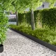 vidaXL Robovi trave 30 pcs 103 x 20 cm Jeklo Črna