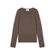JUST CASHMERE Pulover Joyce  pikčasto rjava