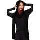 Šal KILLSTAR - Ashen Hooded - Black - KSRA009750