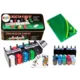 slomart LEAN TOYS Komplet za poker, 2 kompleta kart, žetoni, podloga