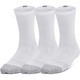 UNDER ARMOUR Sportske čarape, siva melange / bijela