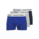 JACK & JONES Boksarice JACJOE modra/mornarska/pegasto siva/bela