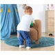 Atelier del Sofa Tabure 46x51cm, Braon