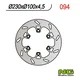 NG zavorni disk ZADAJ kawasaki KLX 250/650,KX, KLX 250R 93-98, KLX 650R 93-03, KLX 300 93-97 (230X100X4.5)