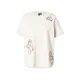 Vero Moda Curve Majica VMCIrene kremna / temno rjava