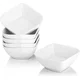 Dowan DOWAN 237 ml Porcelanasti Ramekins - Set 6 za Creme Brulee, Sufle, Puding, Omako. Primerni za Pečico, Beli, (22137426)