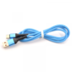 USB kabel Sporty Type-C plavi
