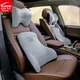 Icaroom Set jastuka za vrat i leđa za auto sedište, Sivi