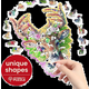 Modish Deer Wooden Puzzle L (250 Pieces)
